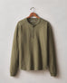 Men's Long Sleeve Broken-In Premium Slub Henley - Washed Seaweed